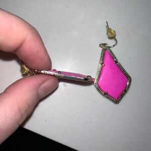 Pink/gold Kendra Scott, drop earrings